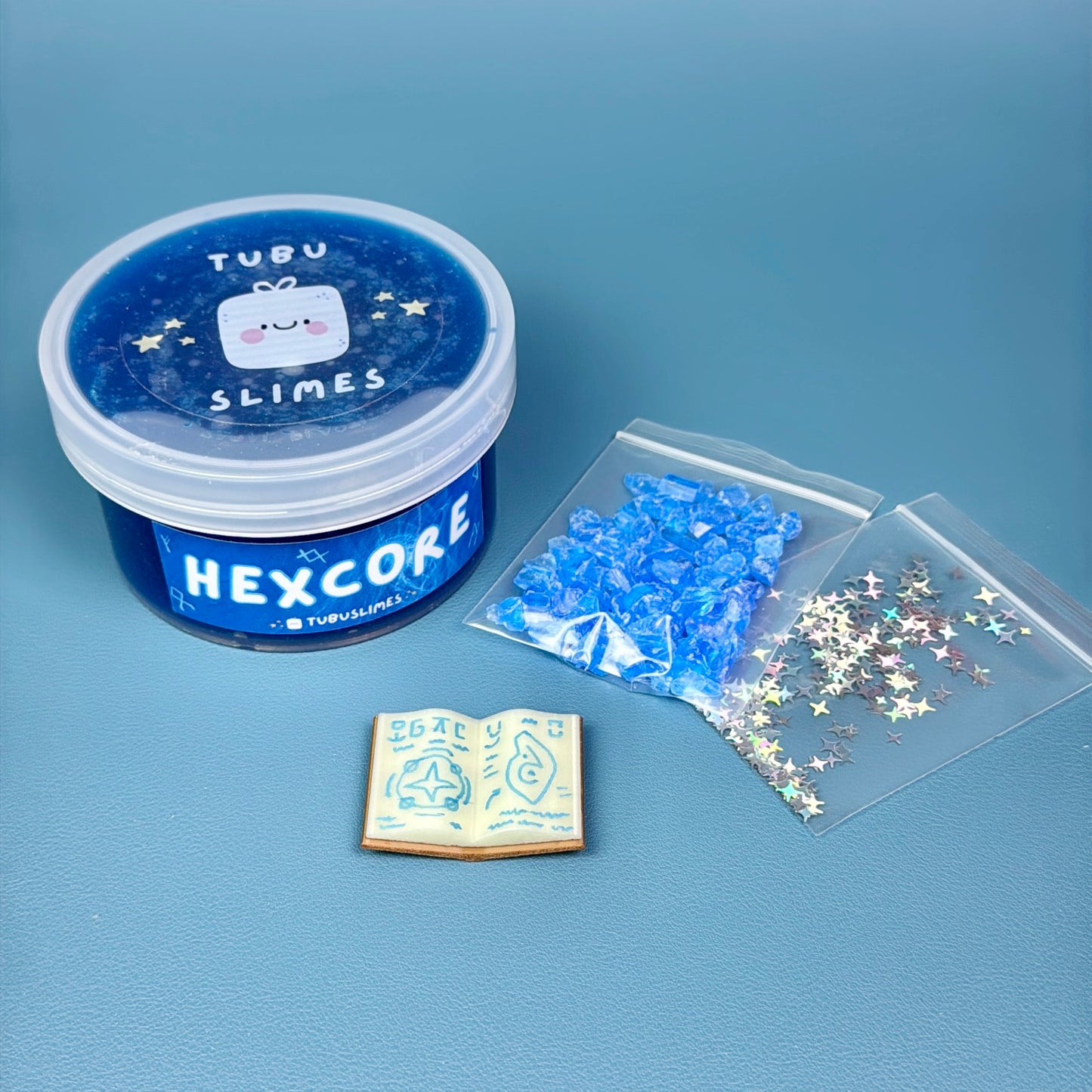 Arcane 💙📖 Hexcore 📖💙 Clear Slime