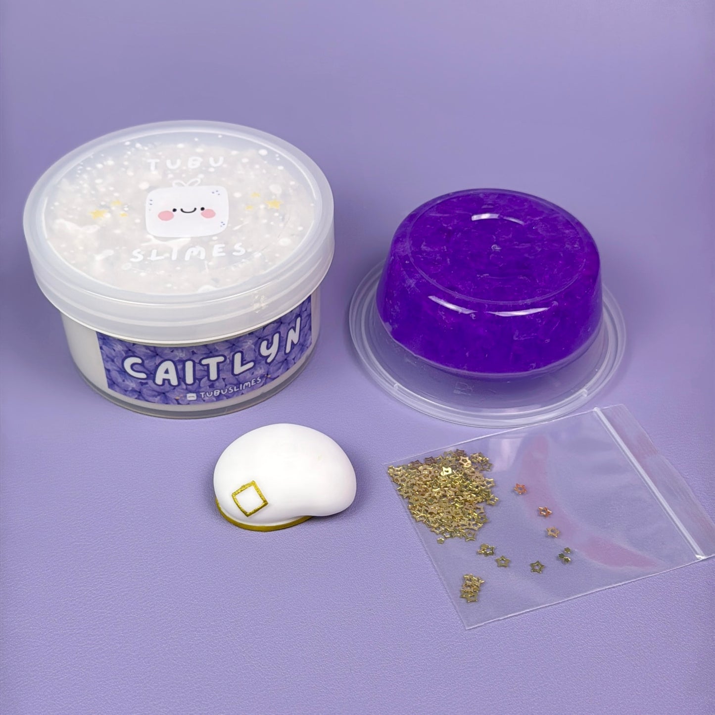 Arcane 💜🎩 Caitlyn 🎩💜 Perlite + Silica Sand Slime