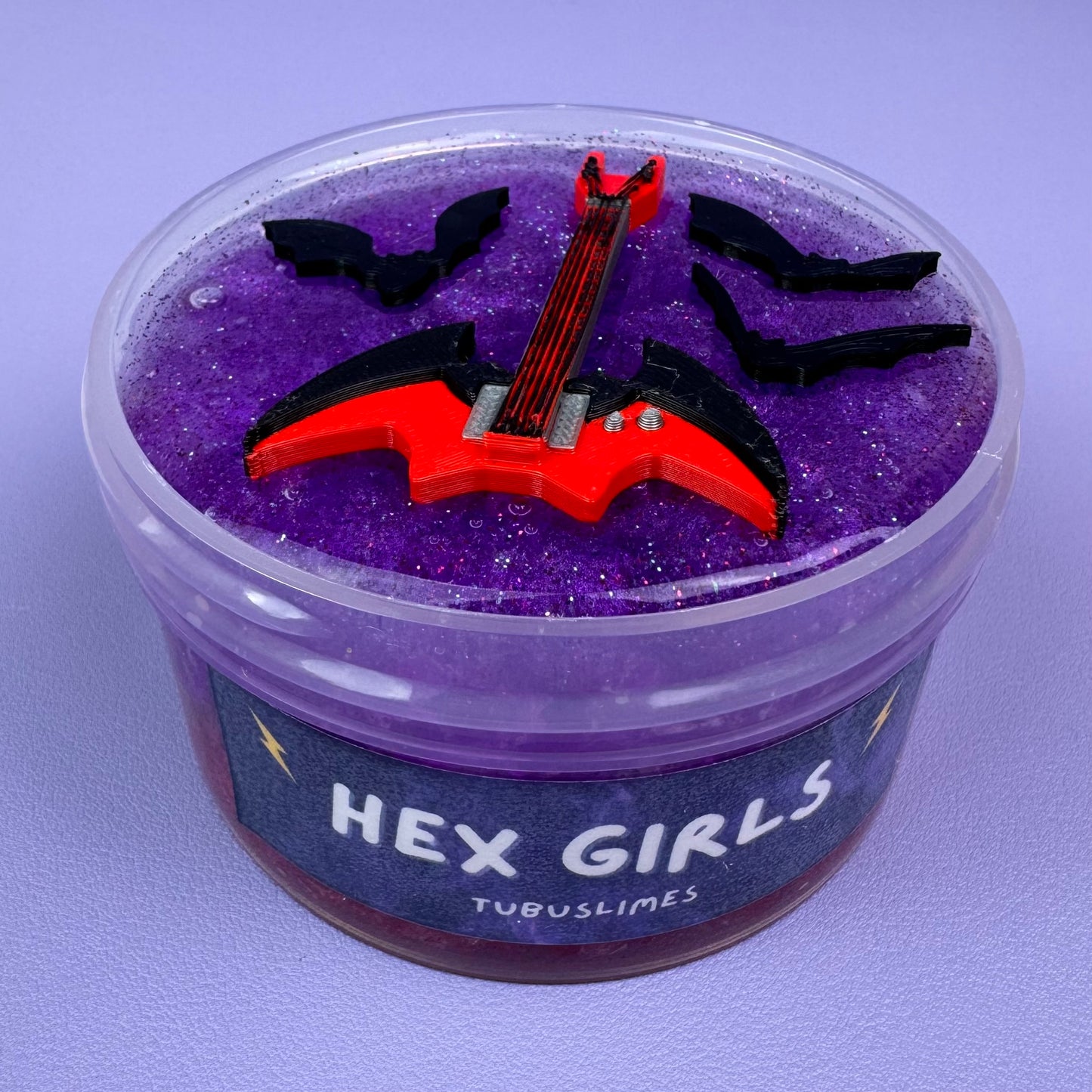 Hex Girls | Clear + Silica Sand Slime